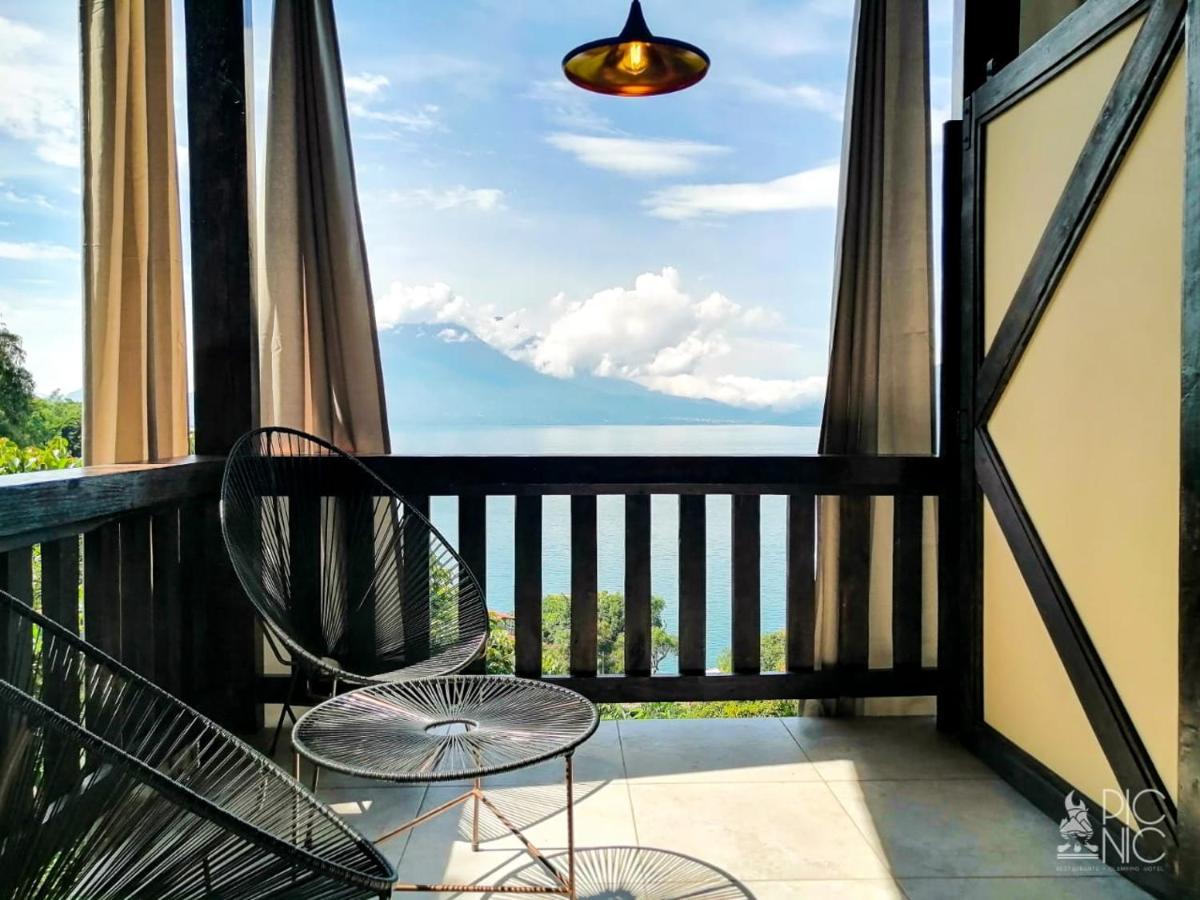 ホテル El Picnic Atitlan Tzununá エクステリア 写真